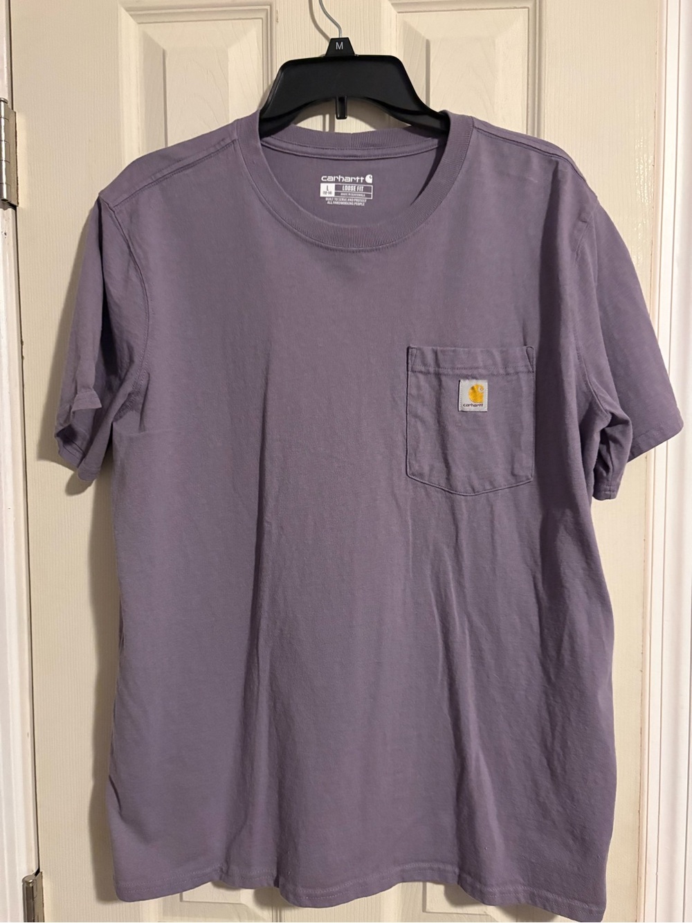 Carhartt Lavender Short-Sleeve Pocket Tee